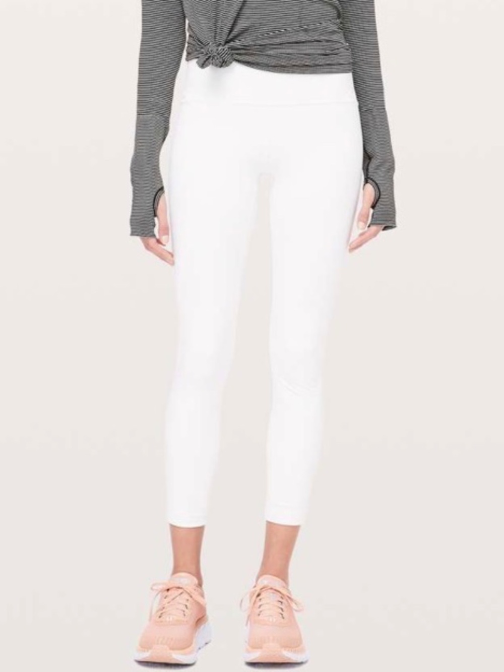 ⭐️ Lululemon Train Times 7/8 Pant *25" White - size 4